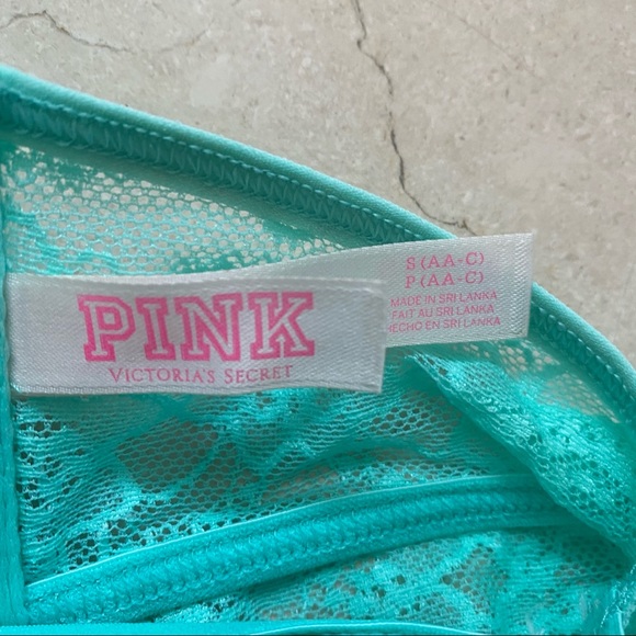 PINK by Victoria’s Secret Lightly Padded Bra 34C strappy lace - Picture 5 of 5